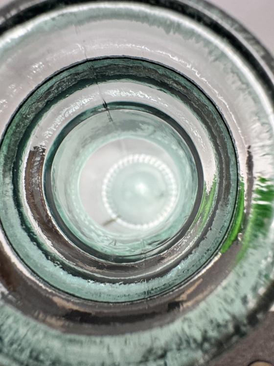 Image 1 of Satz von 2 alten Glasflaschen (VEBAU 54L & 10L, Italien)