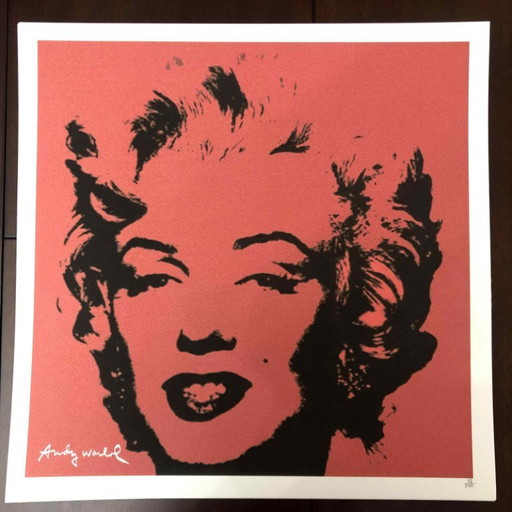 1990er Jahre, nach Andy Warhols Lithografie „Marylin Monroe“ – lithos zeefdrukken, Paper