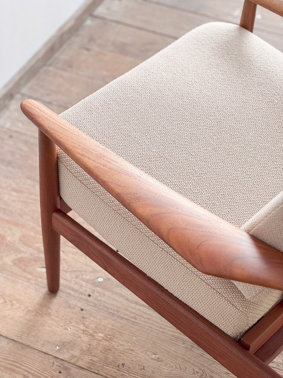 Image 1 of Mid-Century Danish Lounge Armchair in Teak FD 164 by Arne Vodder for France and Son., Denmark, 1960s