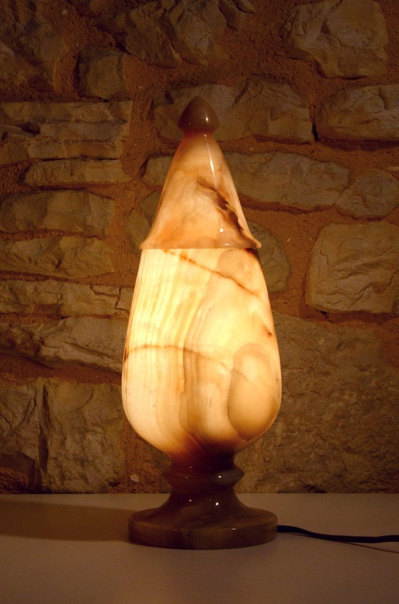 Marble lamp, 12x35cm – Table lamps, Stone (photo 5 of 9)