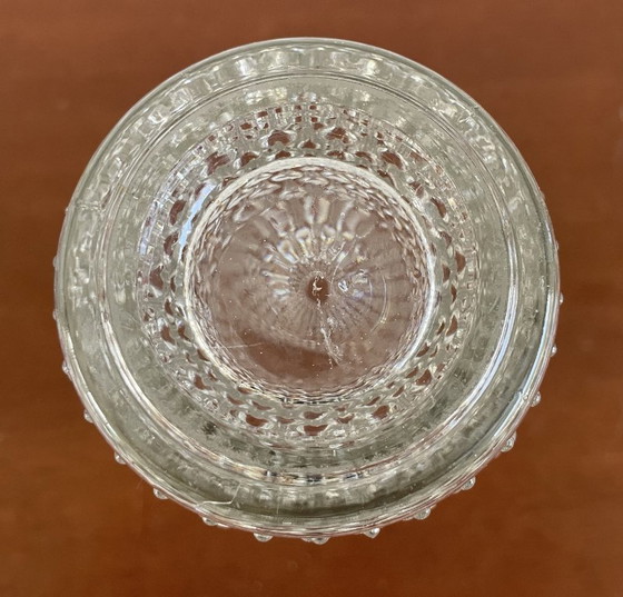 Image 1 of Hermanova Glashütte - Vintage glass "Candle wax" vase designed by Frantisek Peceny