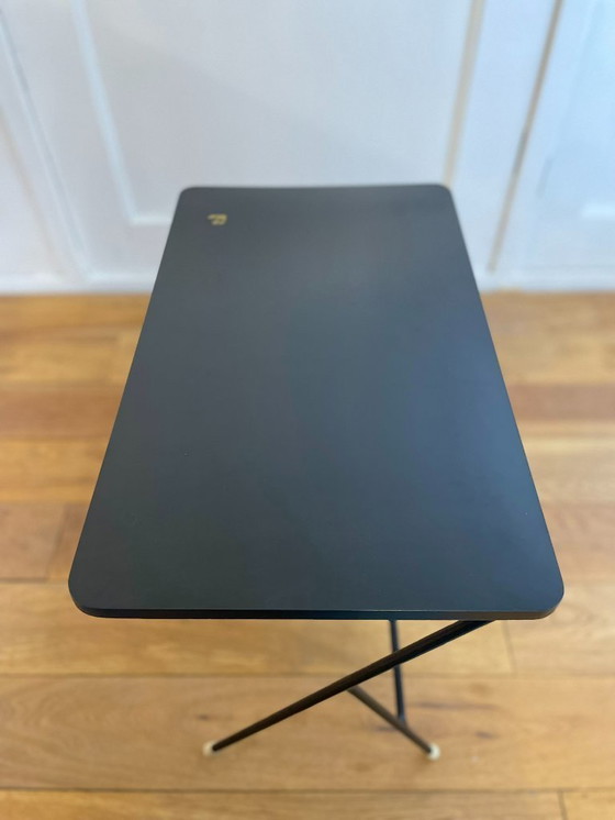 Image 1 of Table d'appoint vintage de Pilastro – Plateau en perstorp, années 1950