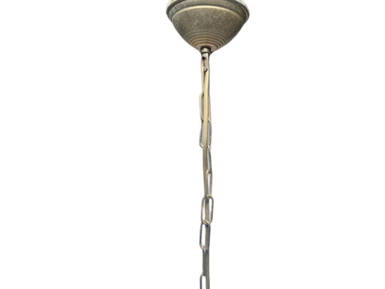 Art Nouveau Ceiling Lamp, Former Austro-Hungarian Empire, 1900s – Ceiling lights, Glass, Metal (photo 8 of 12)