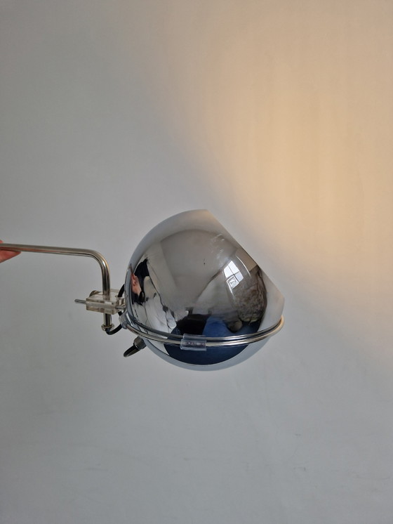 Image 1 of Applique murale vintage Gepo, design chromé