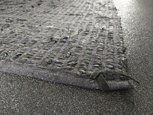 Alfombra de cuero tejido 240x160