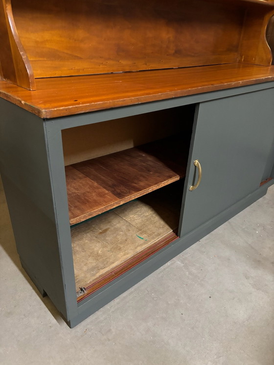Vaisselier vintage / meuble d'école – Bois (photo 7 of 9)