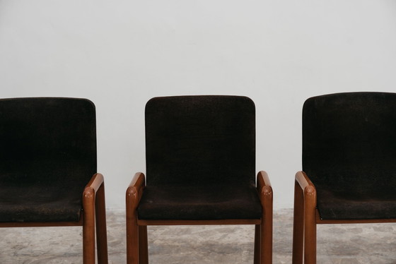 Image 1 of Guido Faleschini I4 Mariani 3 Chaises Mod. Dilos Design Antiquités modernes des années 1970