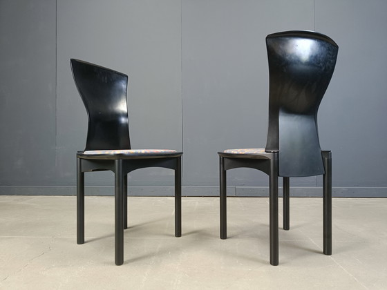 Image 1 of Vintage Pelope Dining Chairs by Francesco Binfarè for Cassina, 1990s