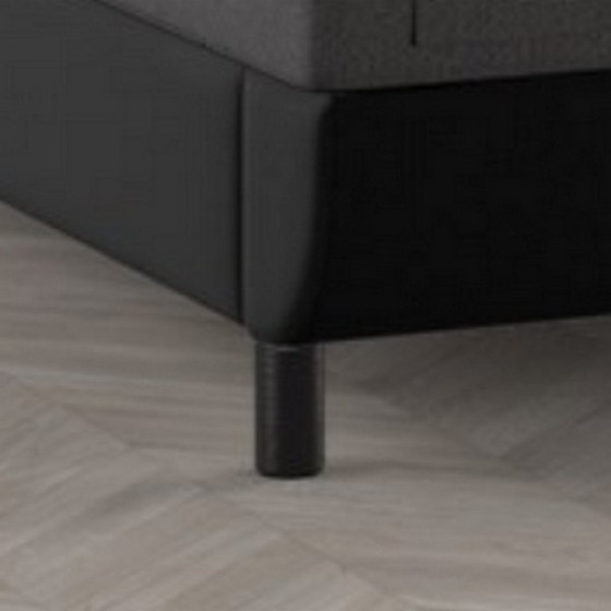 Tempur Arc boxspring - 180x210, Tweepersoonsbedden, Textiel, Metaal, Grijs (foto 3 van 5)