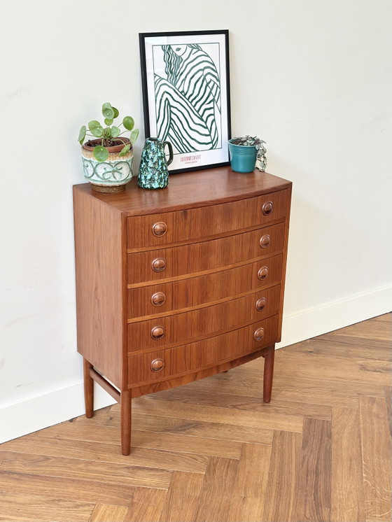 Image 1 of Vintage Design ladekast Kai Kristiansen hout jaren 50/60/70