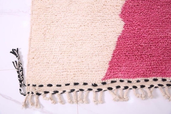 Image 1 of Tappeto fatto a mano in lana naturale, dimensioni 200x300 cm