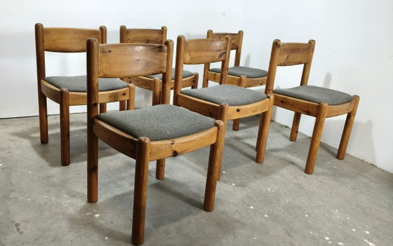 Chaises de salle à manger en pin – Bois, Vintage (photo 2 of 6)