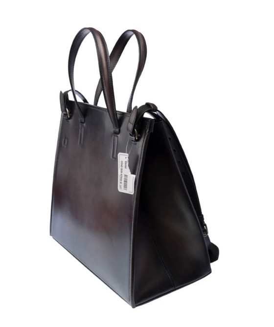 Image 1 of Borsa NON SIGNE / UNSIGNED in Cuir Noir - 103433