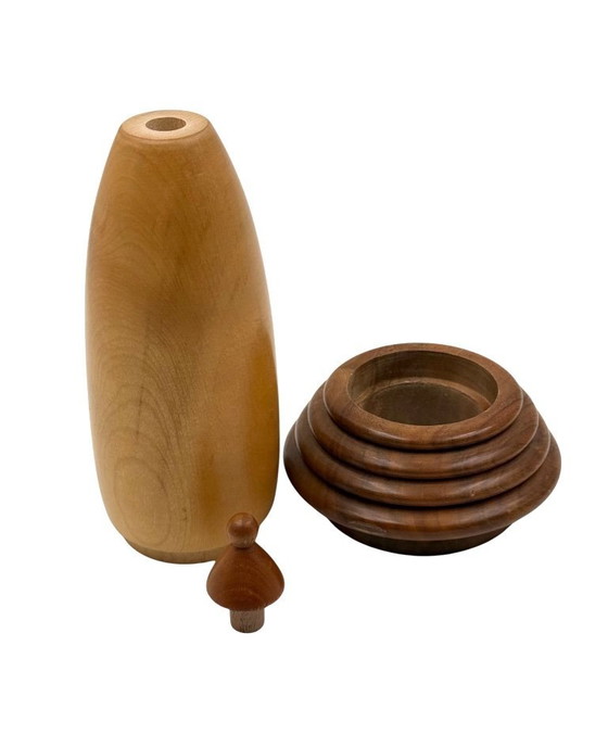 Image 1 of Ugo La Pietra, limitierte Edition, moderner Duftdiffusor aus Holz & dekorative Box – Evoca von Morelato, Italien, 1990er Jahre