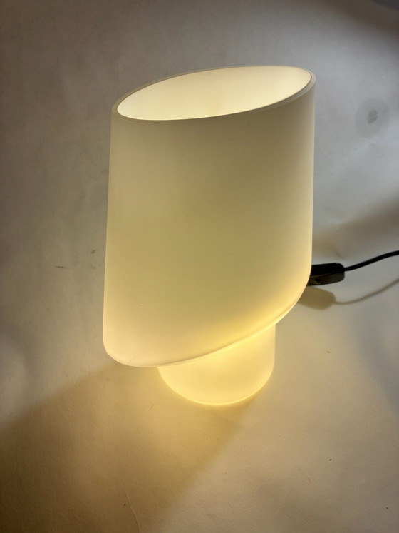 Habitat FLORE Table Lamp – French Design – Opal White – Glass (photo 5 of 10)