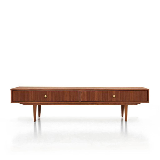 Lowboard 2 Schubladen Eiche Teak gebeizt - L02