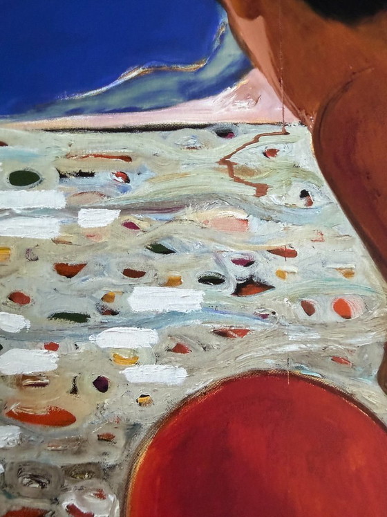 Image 1 of Gideon Appah, Sol Rojo (2023), numerado 17/75 y firmado a mano por el artista, impreso en Londres, Reino Unido.
