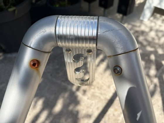 Hangmat met aluminium standaard en dik gewatteerd kussen – Ligbed tuin, Polyester (photo 20 of 29)