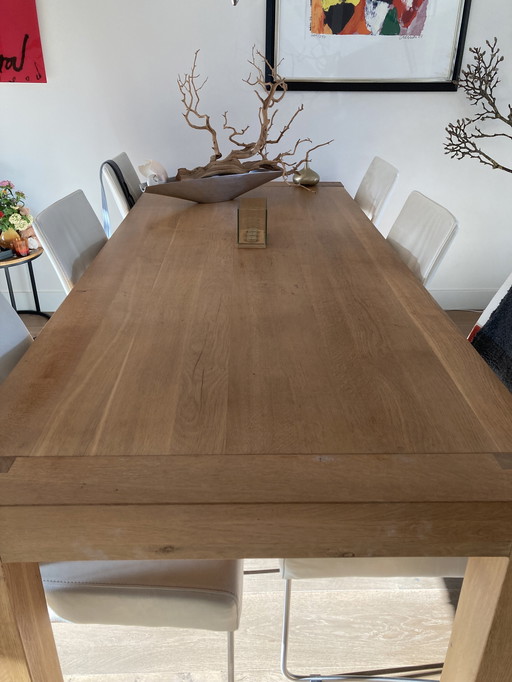 Solid Oak Dining Table