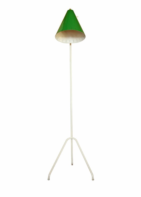 Image 1 of Lampada da terra treppiede Green Grasshopper, Willem Hagoort, anni '50
