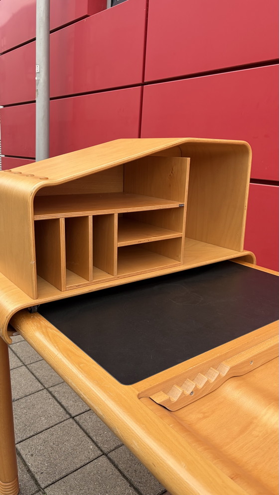 Image 1 of Stokke Scandinavisch vintage bureau met opzetkast