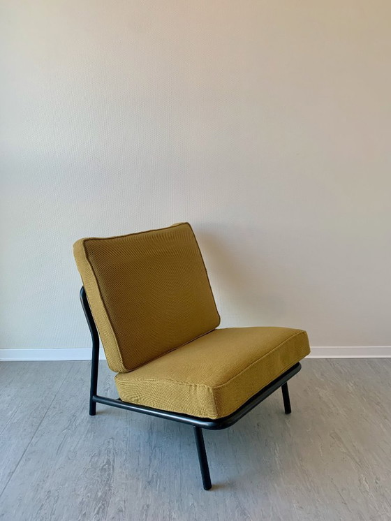 Image 1 of Poltrona Alf Svensson – DUX – Svezia – anni ’60 – rivestimento giallo senape