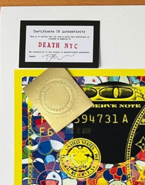 Image 1 of DEATH NYC - Stampa del dollaro di Topolino
