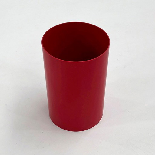 Roter Mülleimer Modell 4670 von Gino Colombini für Kartell, 1970er Jahre – decoratieve objecten, Plastic (photo 2 of 5)