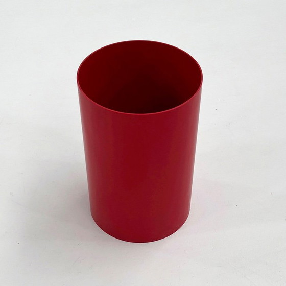 Roter Mülleimer Modell 4670 von Gino Colombini für Kartell, 1970er Jahre – Dekorative Objekte, Plastic (photo 2 of 5)