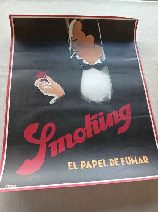 Art poster cigarette advertisement