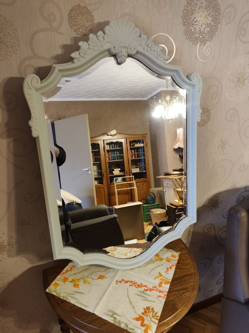 Vintage Barockspiegel mit Bekrönung