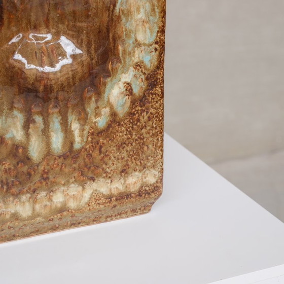 Image 1 of Paar Keramikurnen oder -vasen der Marke „Zsolnay“ aus der Mitte des 20. Jahrhunderts