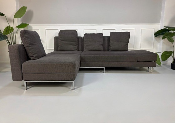 Image 1 of Brühl Fourtwo Sofa Stoff Schlafsofa Four Two Grau Braun Daybed