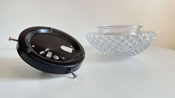 Image 1 of Lampada da soffitto in semicristallo anni '50