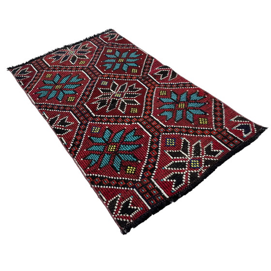 Image 1 of Vintage Turkish Kilim Rug, 129 x 78 cm