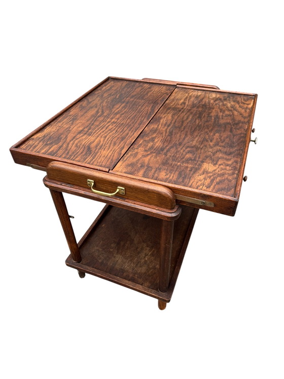 Desserte Vintage Métamorphique – Bois, Laiton (photo 8 of 9)