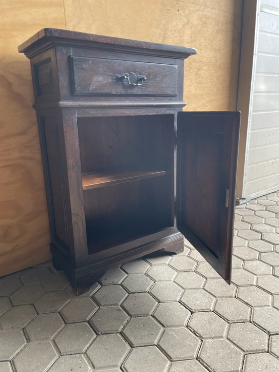 Grazioso ARMADIETTO DA INGRESSO a 1 anta rovere scuro con cassetto 92 x 62 cm – Armadi a muro, Legno (photo 13 of 14)
