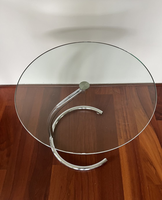 Image 1 of 2 glass side tables