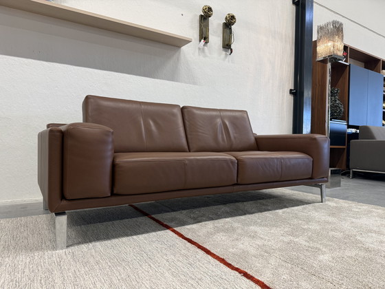 Image 1 of Leolux Bellice sofa Negev leather Duna 213