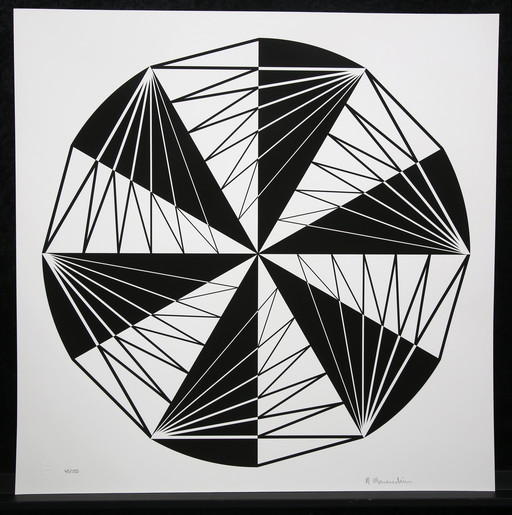 Morandini, Marcello - Giclée - Composition 669 - Signé à la main
