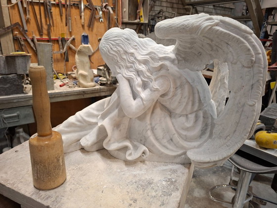 Scultura in Marmo di Angelo – Arte, Marble (photo 5 of 5)