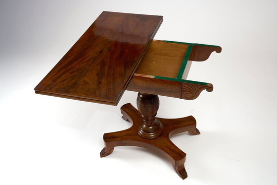 Image 1 of Tavolo da gioco inglese in mogano