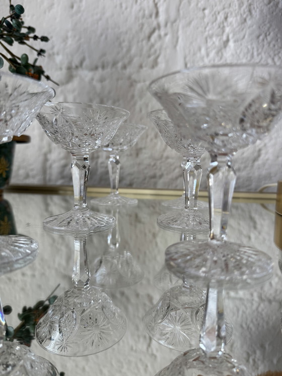 Image 1 of Antichi bicchieri da liquore in cristallo Le Creusot