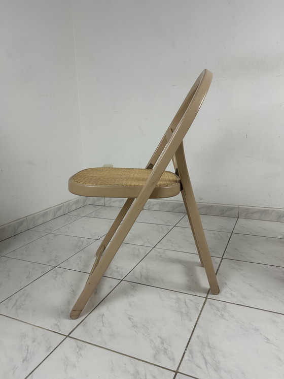 Image 1 of 6x Sedia pieghevole italiana Gigi Sabadin per Crassevig modello Arca