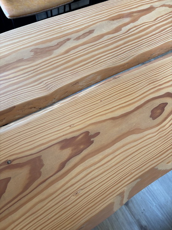 Image 1 of Op maat gemaakte opvouwbare houten bartafel op wielen