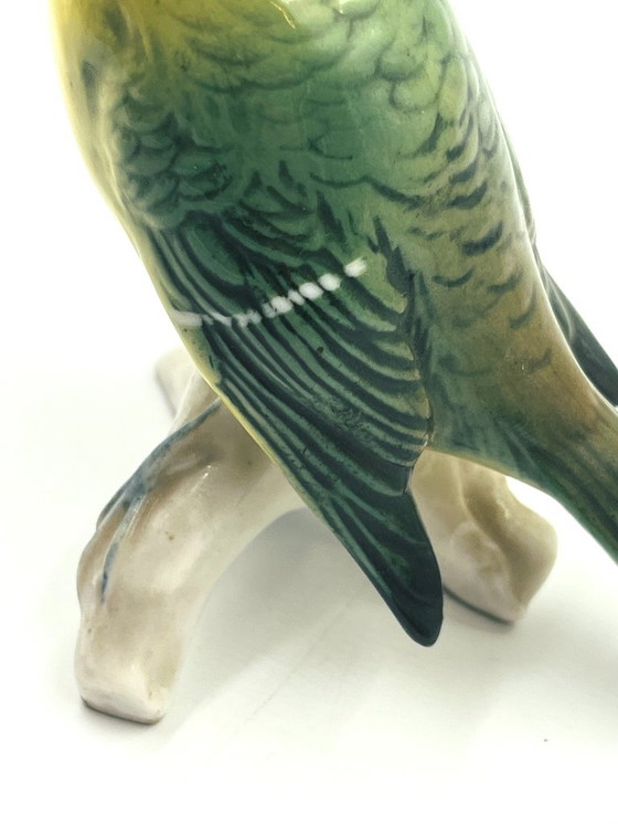 Figurine d'oiseau en céramique, Karl Ens, Objets déco, Jaune (photo 7 sur 10)