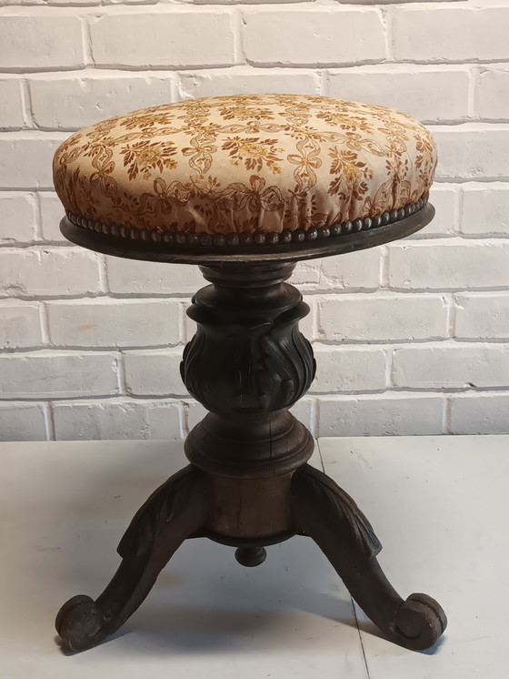 Image 1 of Antique piano stool