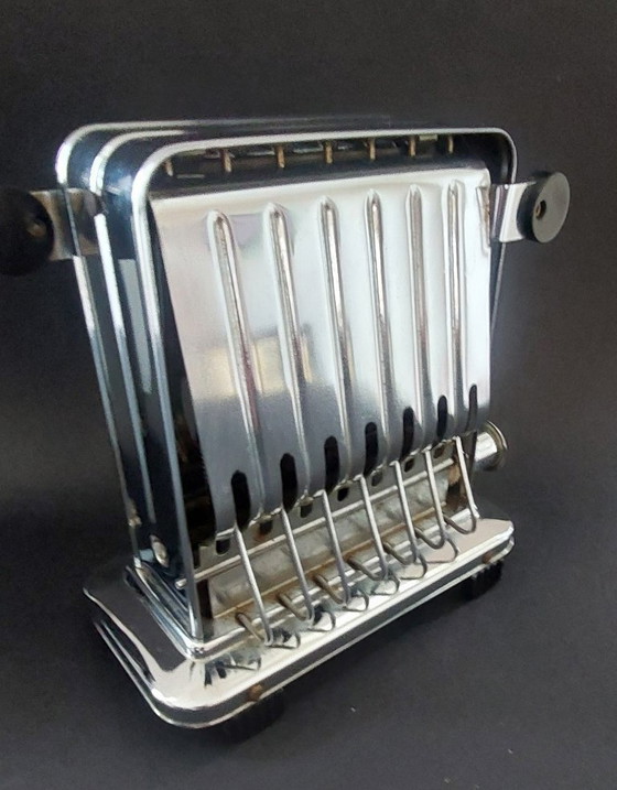 Image 1 of Two Inventum vintage chrome toasters