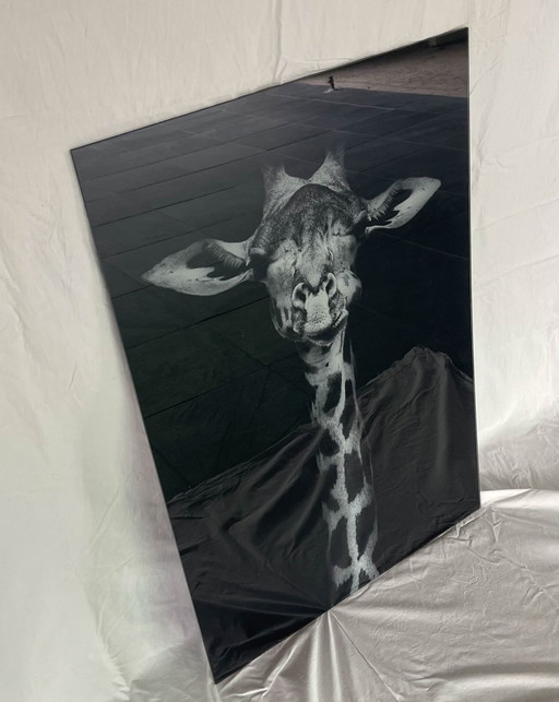 Decoración de pared de jirafa