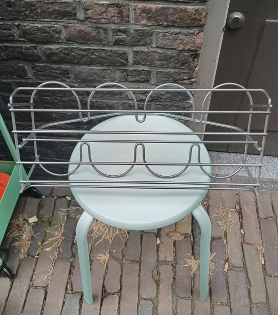 Image 1 of Vintage wire steel bottle holder / bottle carrier